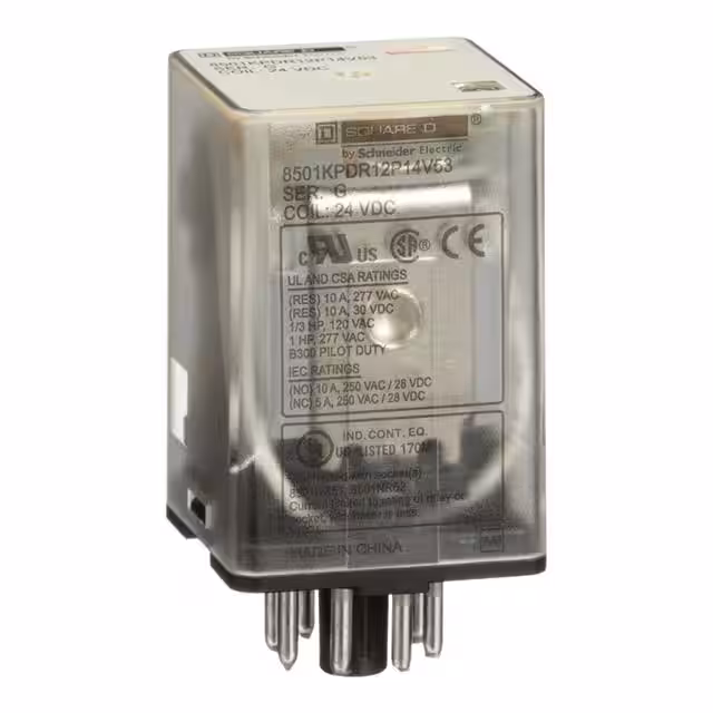 8501KPDR12P14V53 Schneider Electric  Power Relays Over 2 Amps